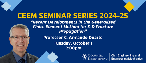 CEEM Seminar Series display banner