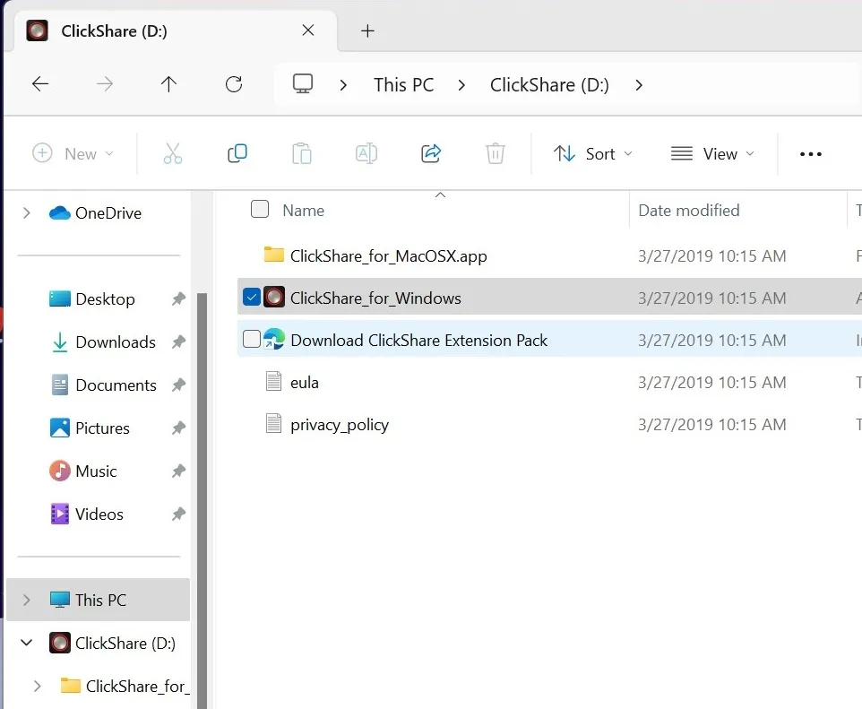 ClickShare connect