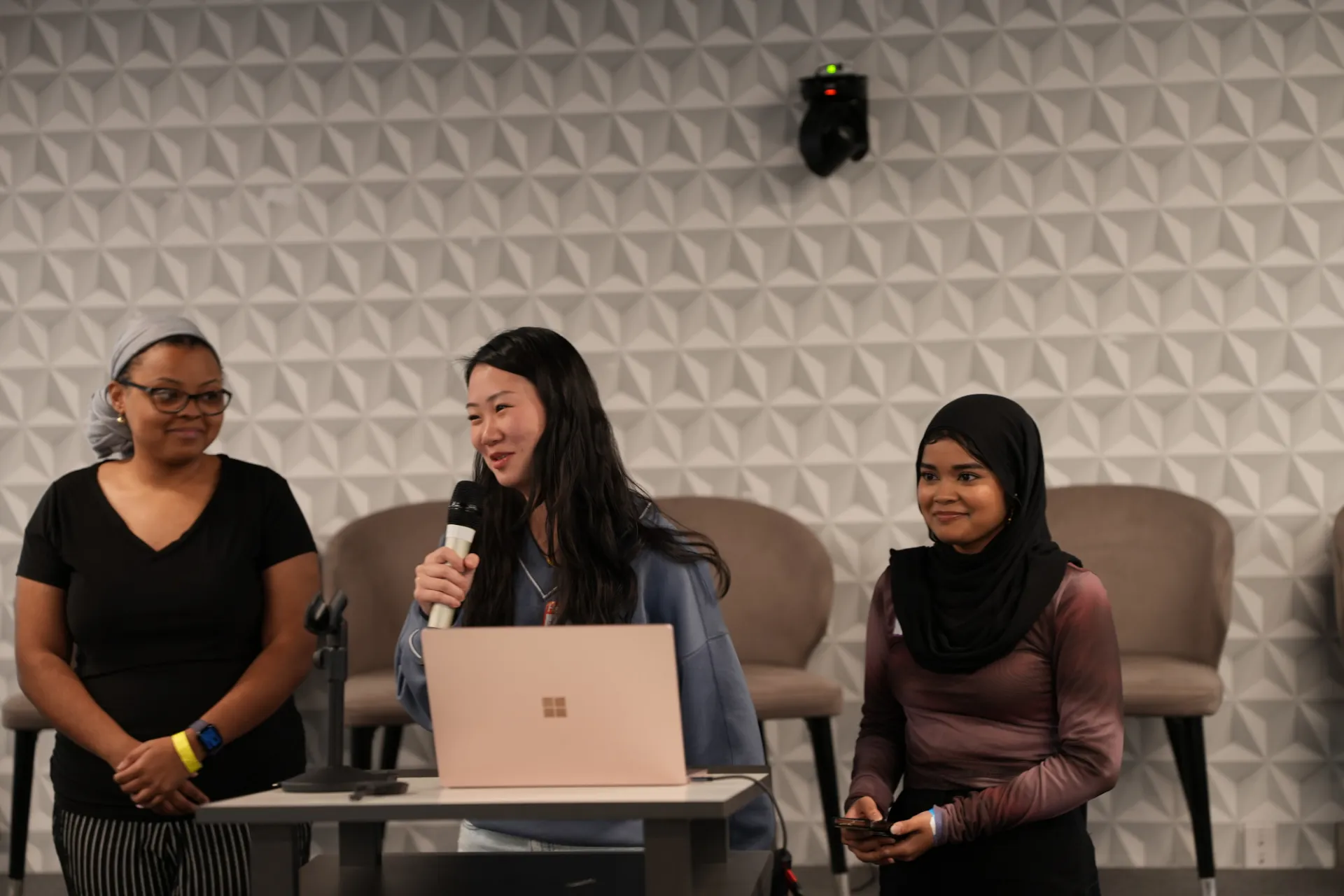 Rachel Huang speaking